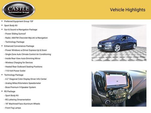 2018 Chevrolet Cruze Premier