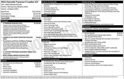 2023 Chevrolet Traverse LT Leather