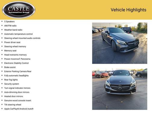 2019 Mercedes-Benz C-Class C 300