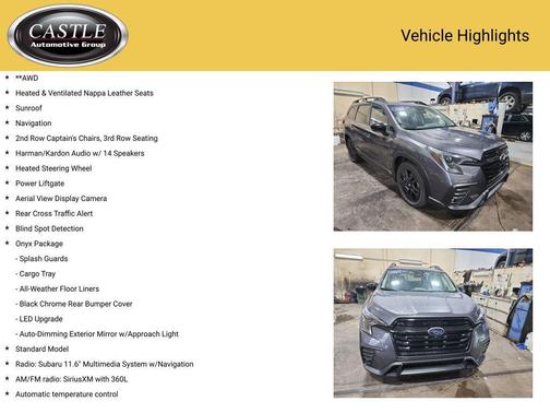 2025 Subaru Ascent Onyx Edition Touring 7-Passenger