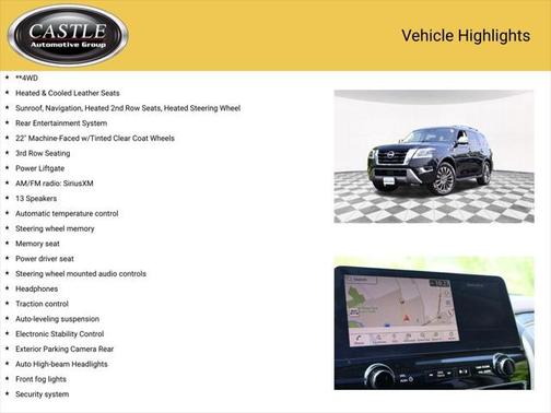 2022 Nissan Armada Platinum 4WD
