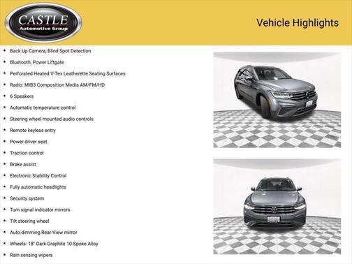 2022 Volkswagen Tiguan 2.0T SE 4MOTION
