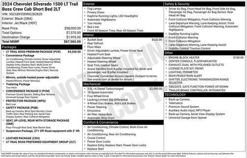 2024 Chevrolet Silverado 1500 LT Trail Boss