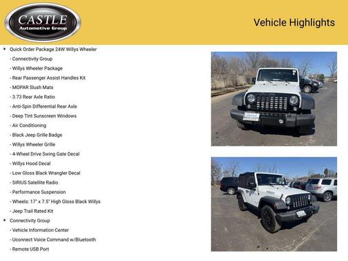 2016 Jeep Wrangler Willys Wheeler