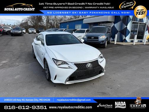 WHITE 2017 Lexus RC 350 Base