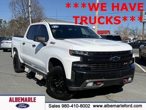 Summit White 2020 Chevrolet Silverado 1500 LT Trail Boss Truck