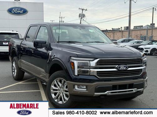 Antimatter Blue Metallic 2025 Ford F-150 King Ranch Truck