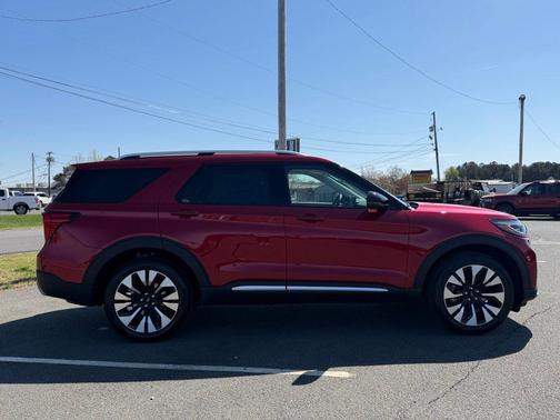 Rapid Red Metallic Tinted Clearcoat 2026 Ford Explorer Platinum
