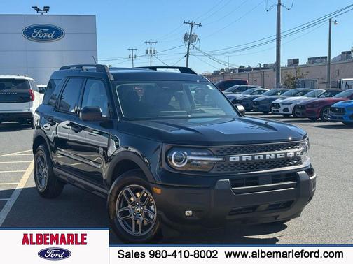 Shadow Black 2025 Ford Bronco Sport Big Bend SUV