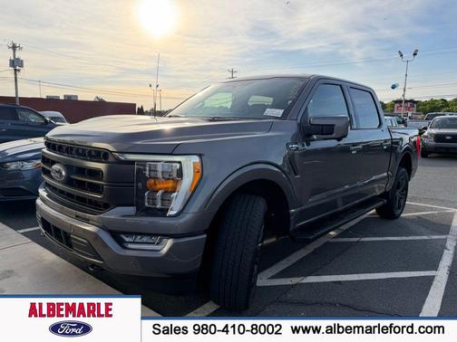 Gray Metallic 2022 Ford F-150 Lariat