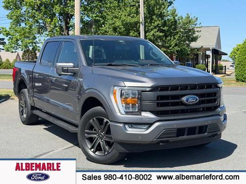 Gray Metallic 2022 Ford F-150 Lariat Truck