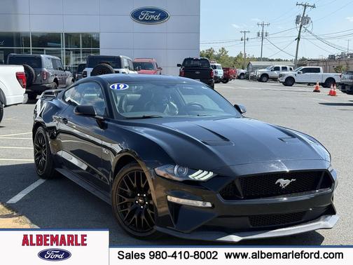 Shadow Black 2019 Ford Mustang GT Premium