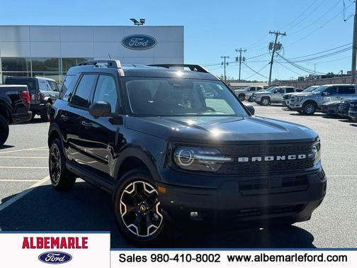 Shadow Black 2025 Ford Bronco Sport Outer Banks SUV