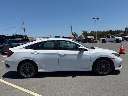 White 2021 Honda Civic EX