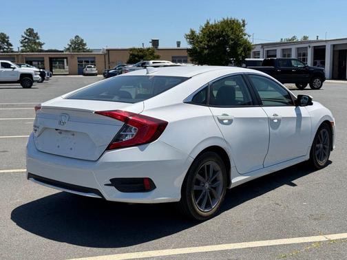 White 2021 Honda Civic EX