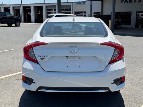 White 2021 Honda Civic EX