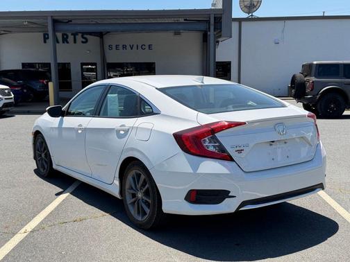 White 2021 Honda Civic EX