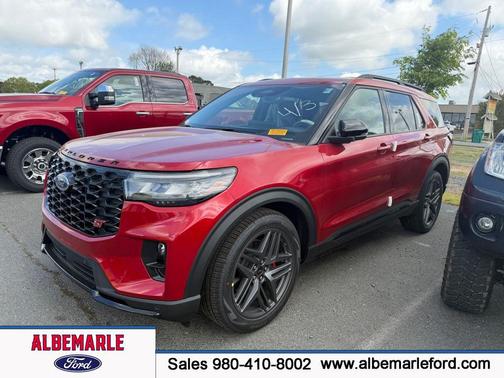 Rapid Red Metallic Tinted Clearcoat 2026 Ford Explorer ST