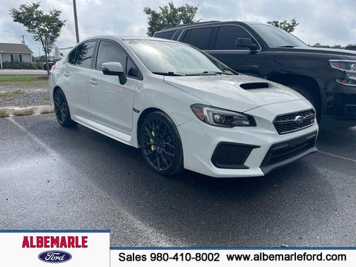 Crystal White Pearl 2018 Subaru WRX STI Base