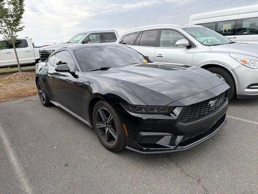 Shadow Black 2025 Ford Mustang EcoBoost
