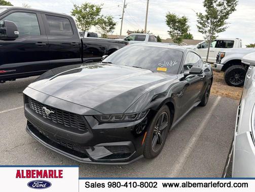 Shadow Black 2025 Ford Mustang EcoBoost