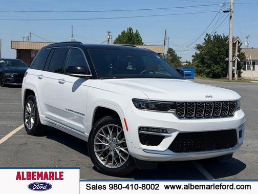 Bright White Clearcoat 2025 Jeep Grand Cherokee Summit