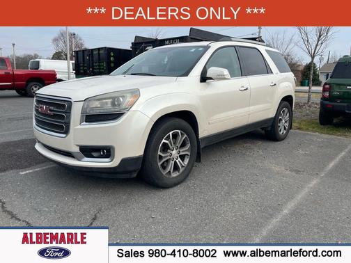 White Diamond Clearcoat 2014 GMC Acadia SLT-1
