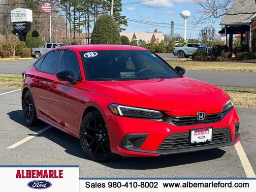 Red 2023 Honda Civic Sport Sedan