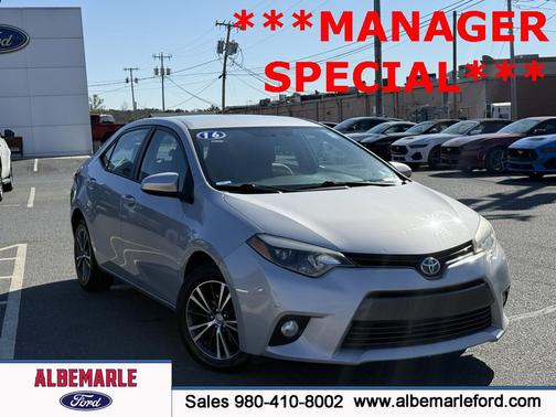 2016 Toyota Corolla LE Plus