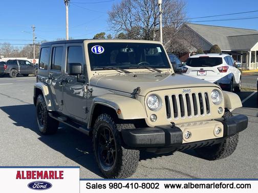 Gobi Clearcoat 2018 Jeep Wrangler JK Unlimited Sahara