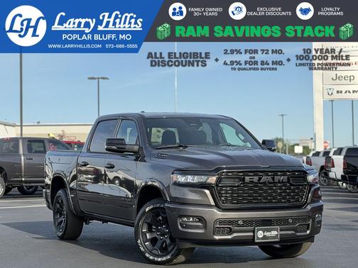 Granite Crystal Metallic Clearcoat 2026 RAM 1500 Big Horn/Lone Star