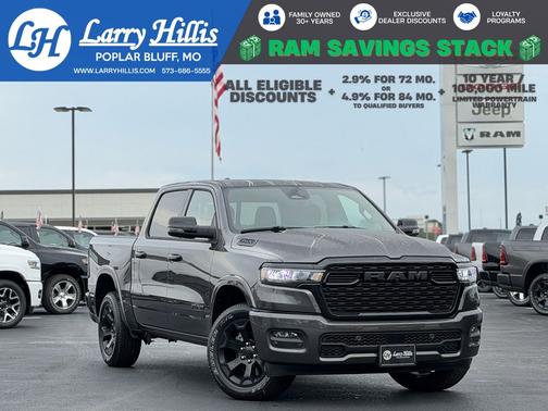 Granite Crystal Metallic Clearcoat 2026 RAM 1500 Big Horn/Lone Star