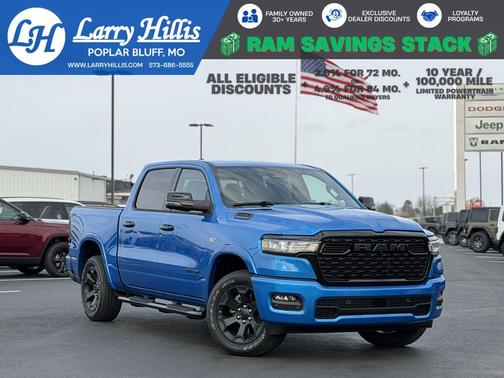 Hydro Blue Pearlcoat 2026 RAM 1500 Big Horn/Lone Star