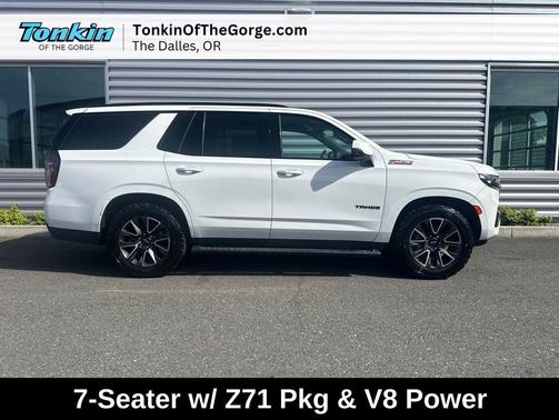 Summit White 2021 Chevrolet Tahoe 4WD Z71