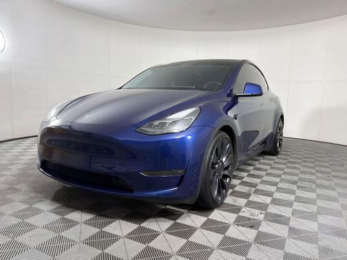 Deep Blue Metallic 2022 Tesla Model Y Performance Dual Motor All-Wheel Drive