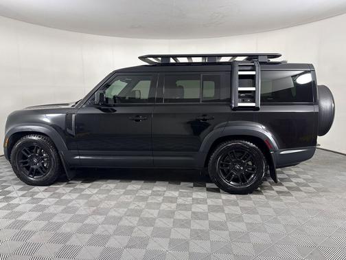 Santorini Black Metallic 2023 Land Rover Defender 130 SE
