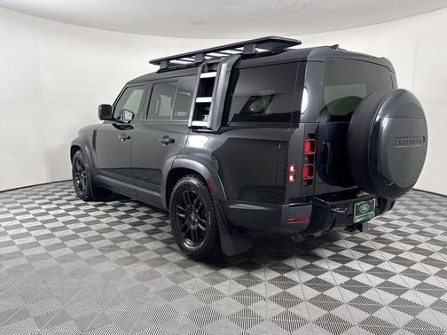 Santorini Black Metallic 2023 Land Rover Defender 130 SE