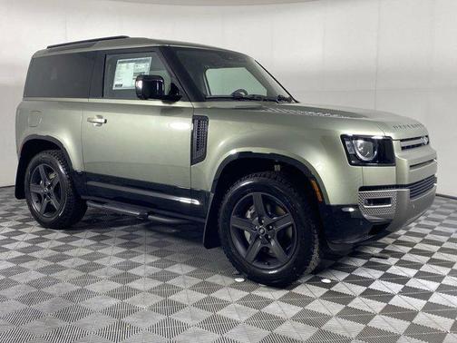 Pangea Green Metallic 2025 Land Rover Defender 90 P400 X-Dynamic SE