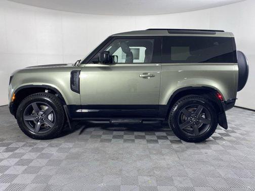 Pangea Green Metallic 2025 Land Rover Defender 90 P400 X-Dynamic SE