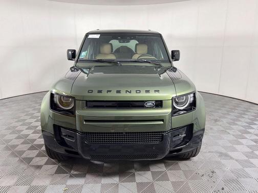 Woolstone Green Metallic 2026 Land Rover Defender P400 X-Dynamic SE