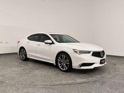 Platinum White Pearl 2020 Acura TLX Technology