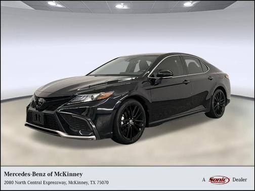Midnight Black Metallic 2022 Toyota Camry XSE
