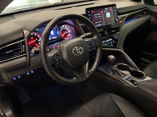 Midnight Black Metallic 2022 Toyota Camry XSE