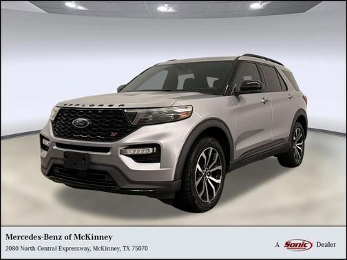 Iconic Silver Metallic 2022 Ford Explorer ST