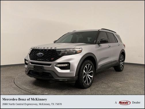Iconic Silver Metallic 2022 Ford Explorer ST