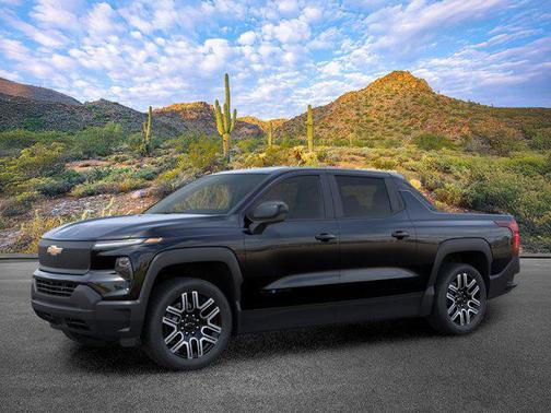 Black 2026 Chevrolet Silverado EV Custom - Standard Range 4WD
