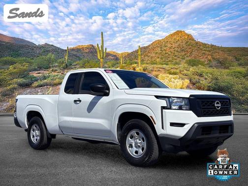 Glacier White 2022 Nissan Frontier S
