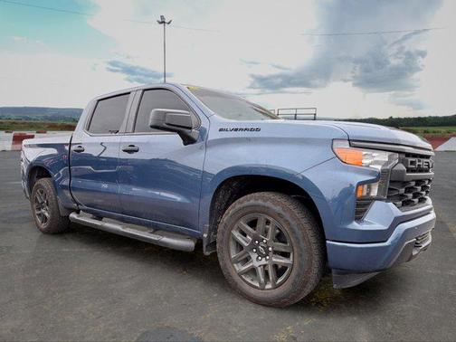 Lakeshore Blue Metallic 2024 Chevrolet Silverado 1500 Custom