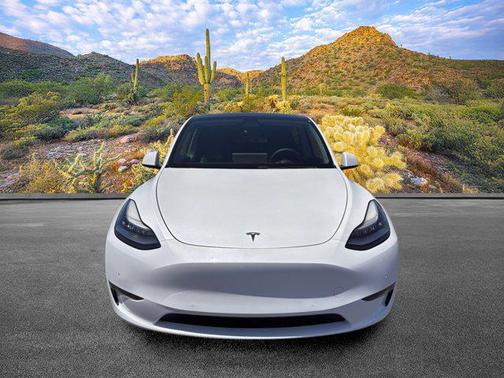 Pearl White Multi-Coat 2020 Tesla Model Y Long Range Dual Motor All-Wheel Drive