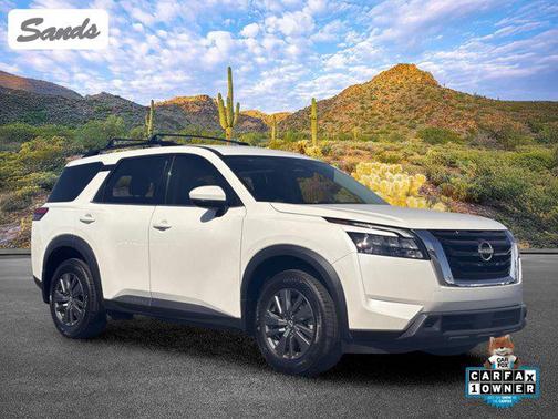 Pearl White Tricoat 2024 Nissan Pathfinder SV FWD